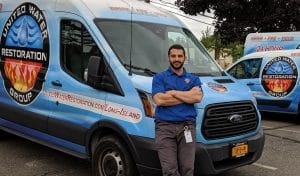 Phil DePaul with United truck
